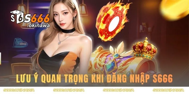 Một vài lưu ý quan trọng khi bạn login vào S666